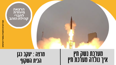 הרצאה : על מערכת נשק חץ -איך נולדה מערכת חץ -יעקב כגן